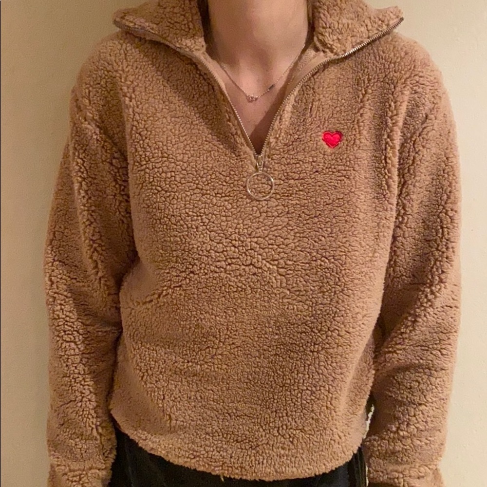 worn once! Top shop half zip ❤️ sweater